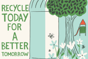 Free Recycling Poster Printable: Recycle Today For a Better Tomorrow!