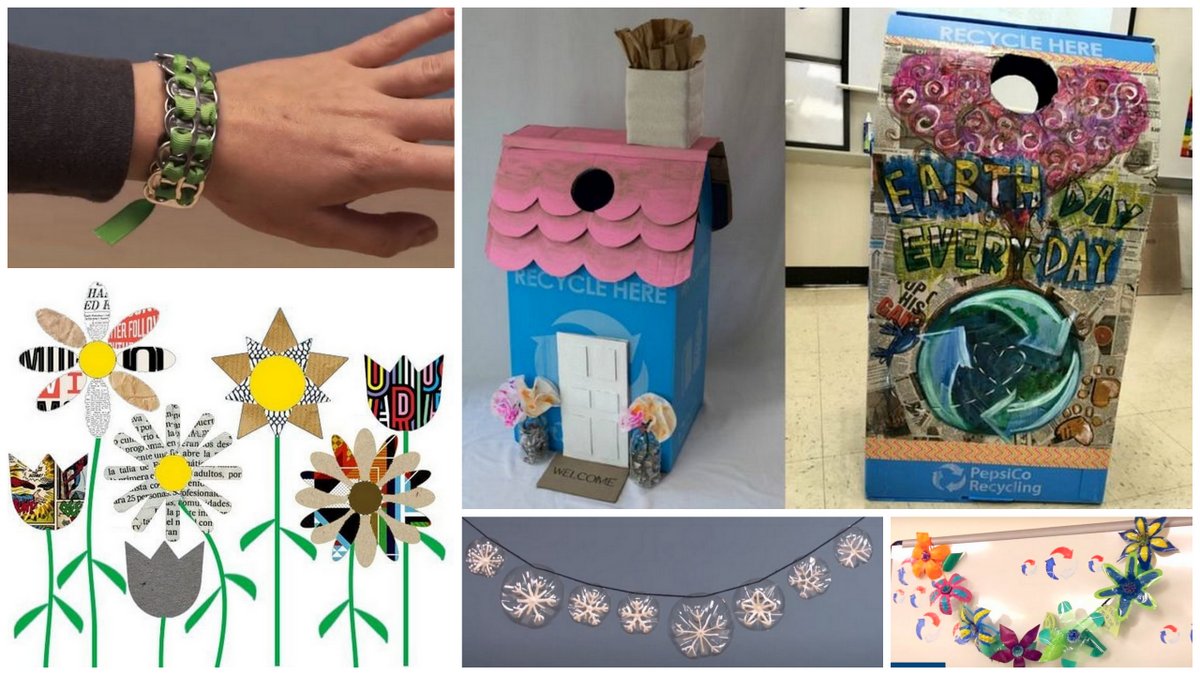 15 Creative Ways To Reuse Materials For Art - PepsiCo Recycle Rally